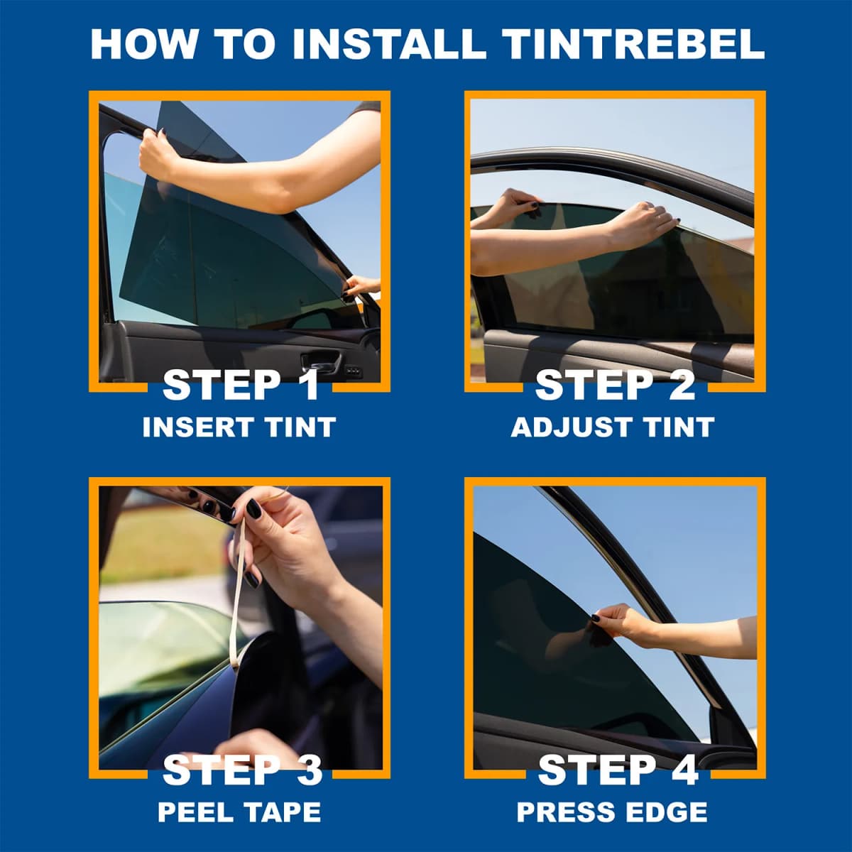 TintRebel removable window tint installation