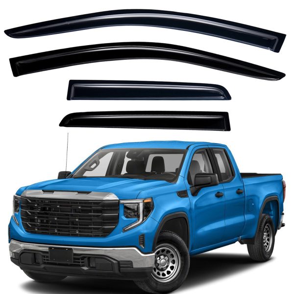 Window Vent Visors | Rain Guards for Jeep, Ford F-150, Ram, Silverado & Sierra (2017+) - Image 5